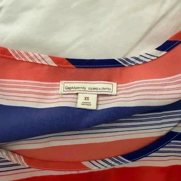 Gap Maternity Tie Striped Dress - Picture 9 of 9